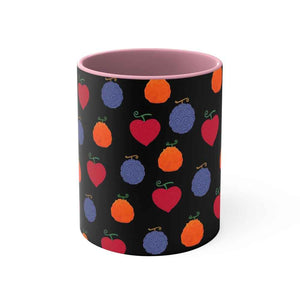 Devil Fruits All Over Accent Coffee Mug