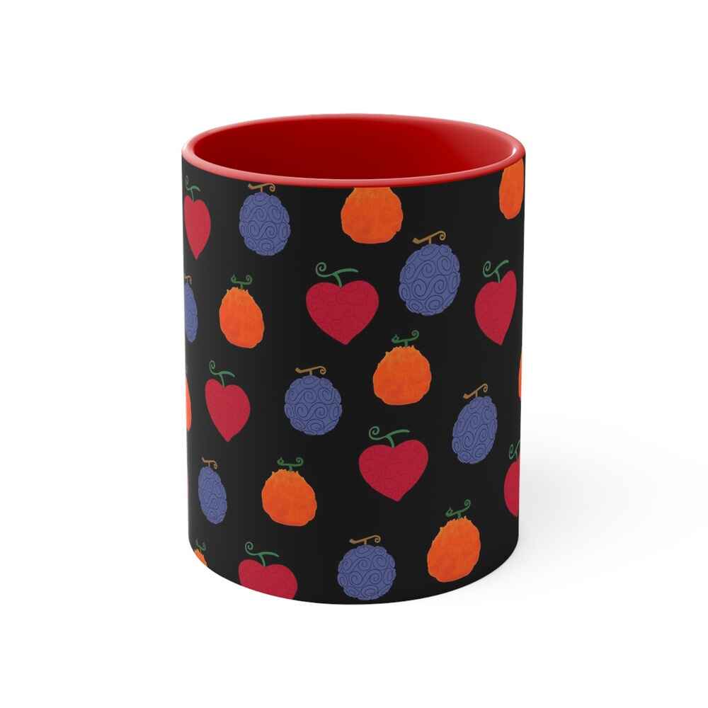 Devil Fruits All Over Accent Coffee Mug