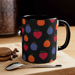 Devil Fruits All Over Accent Coffee Mug