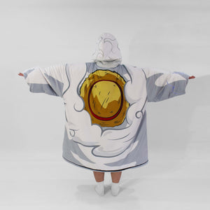 Luffy Gear 5 Blanket Hoodie