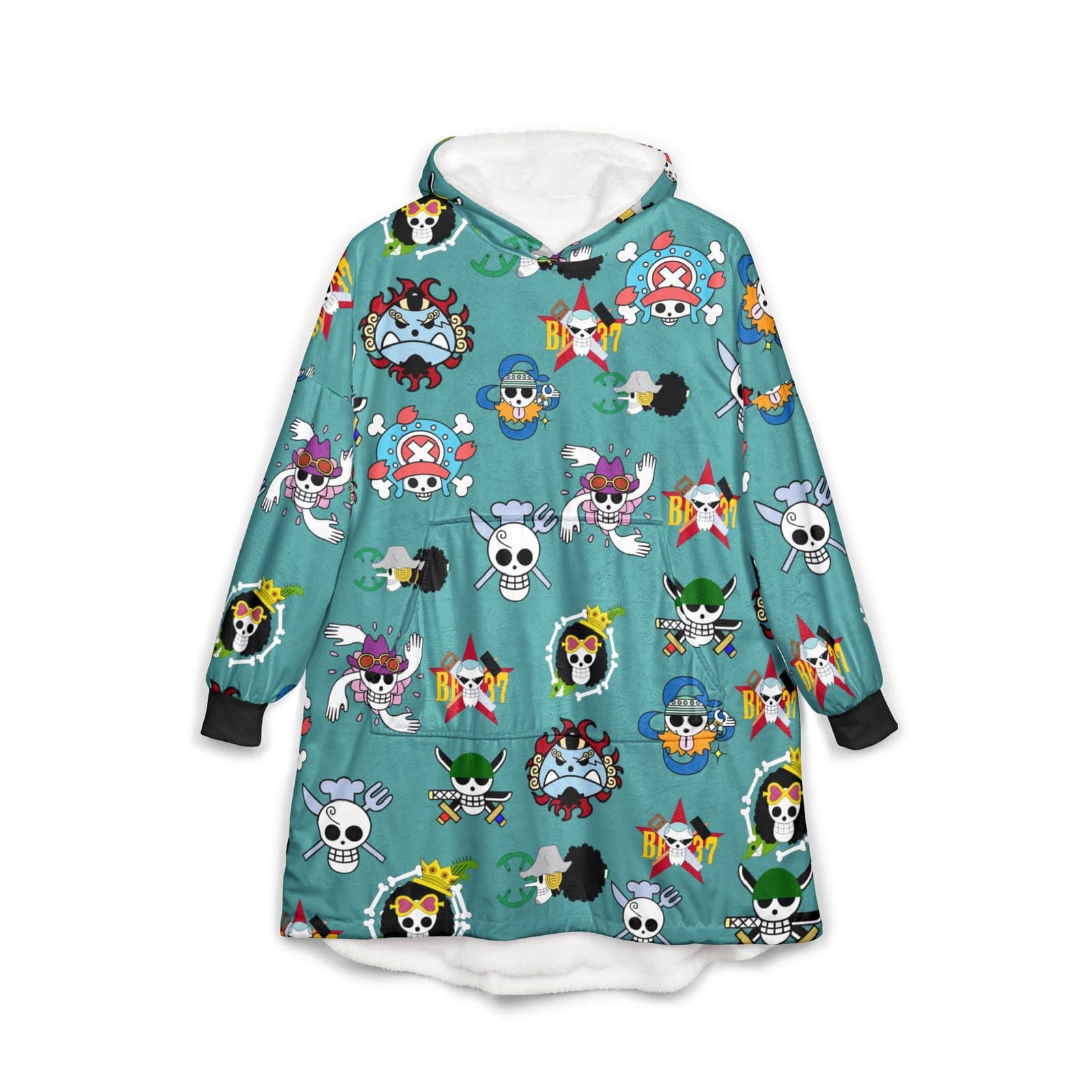 All Strawhat Jolly Roger Oversized Blanket Hoodie