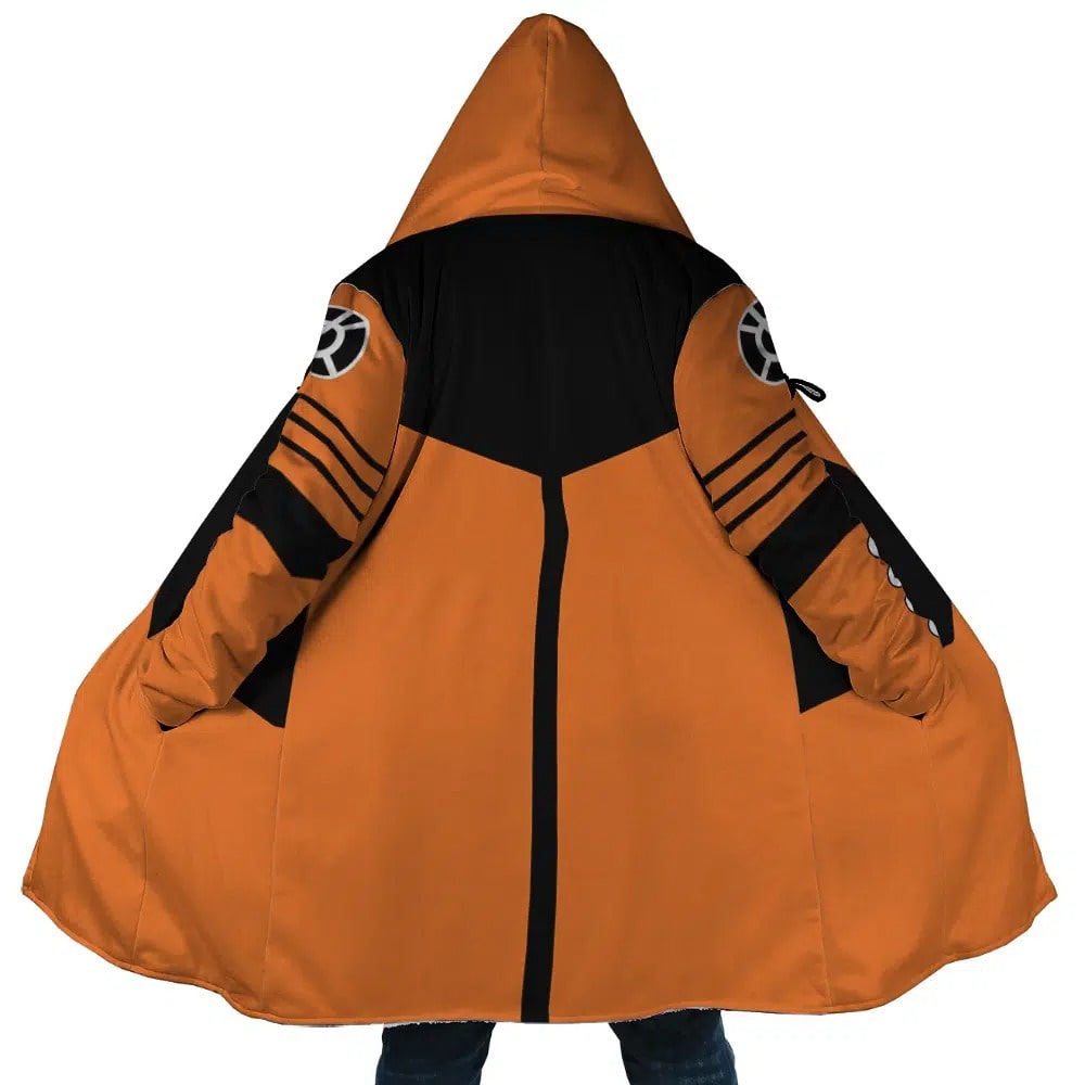 Orange Lantern Hooded Dream Cloak Coat