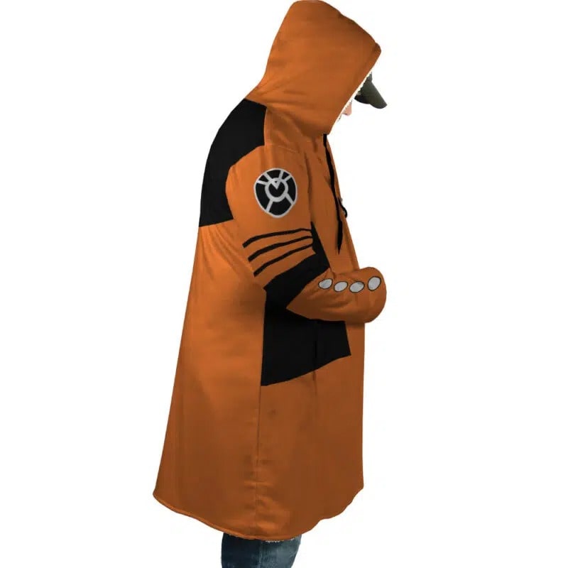 Orange Lantern Hooded Dream Cloak Coat