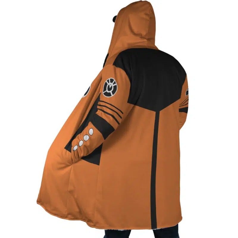 Orange Lantern Hooded Dream Cloak Coat