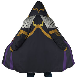 Ainz Ooal Overlord Momonga Hooded Cloak Fleece Coat