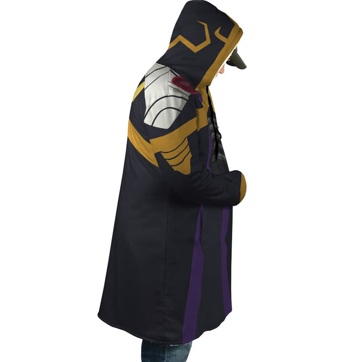 Ainz Ooal Overlord Momonga Hooded Cloak Fleece Coat