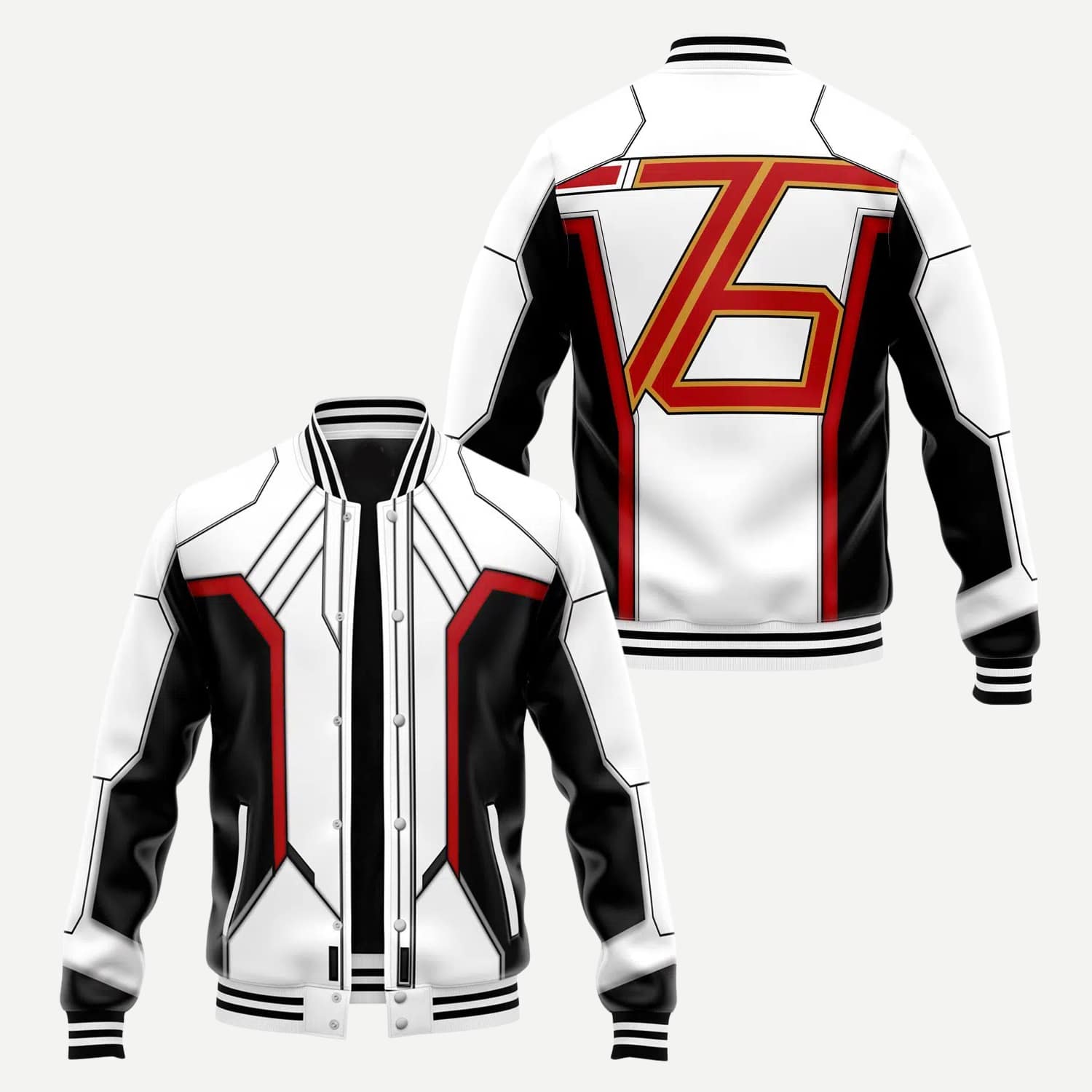 Overwatch Soldier-76 Smoke Skin Varsity Jacket