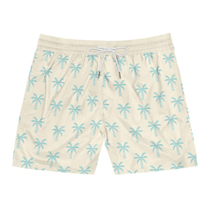 Palm Tree Pattern Swim Shorts