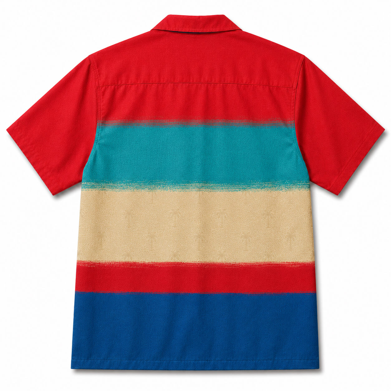 Paradise Stripe Hawaiian Shirt