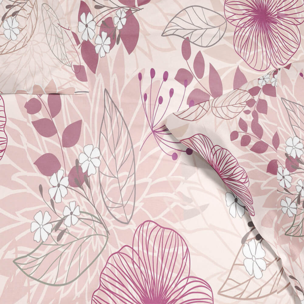 Pastal Floral Fusion Duvet Cover Bedding