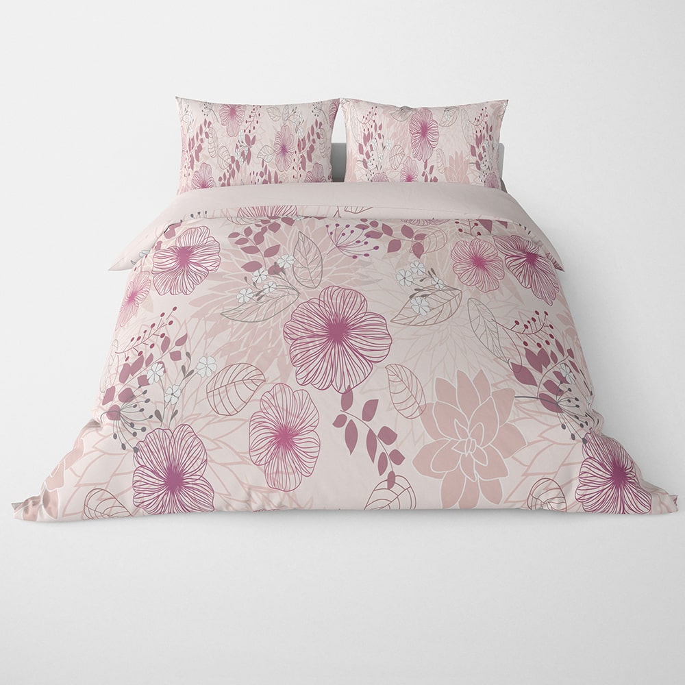 Pastal Floral Fusion Duvet Cover Bedding