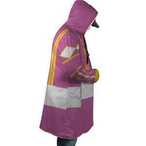 Pink Ranger Dream Hooded Cloak Coat