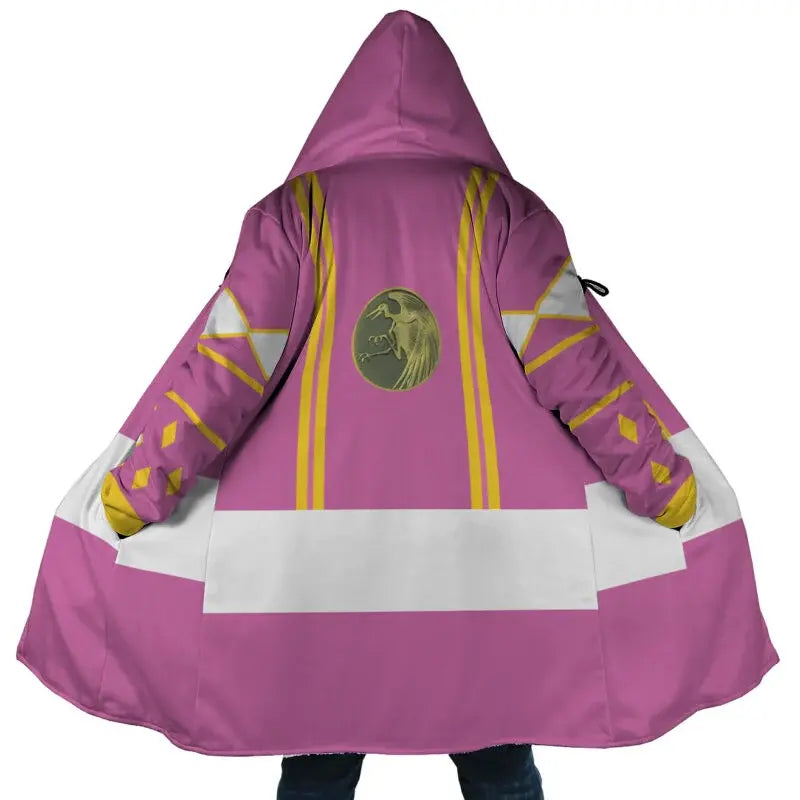 Pink Ranger Dream Hooded Cloak Coat