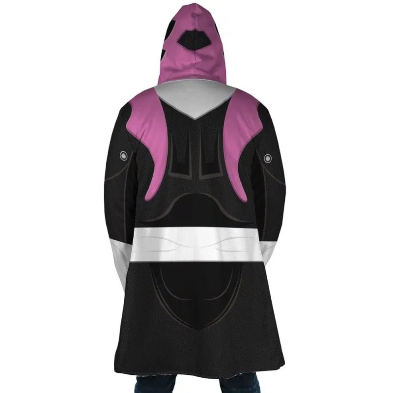 Pink Psycho Ranger Hooded Dream Cloak Coat