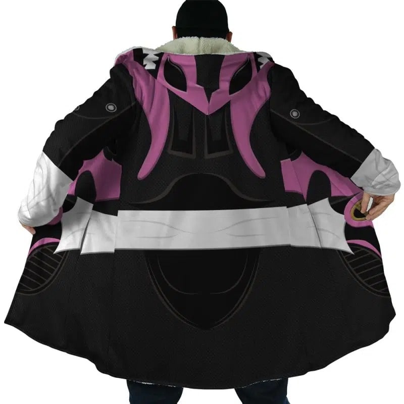 Pink Psycho Ranger Hooded Dream Cloak Coat