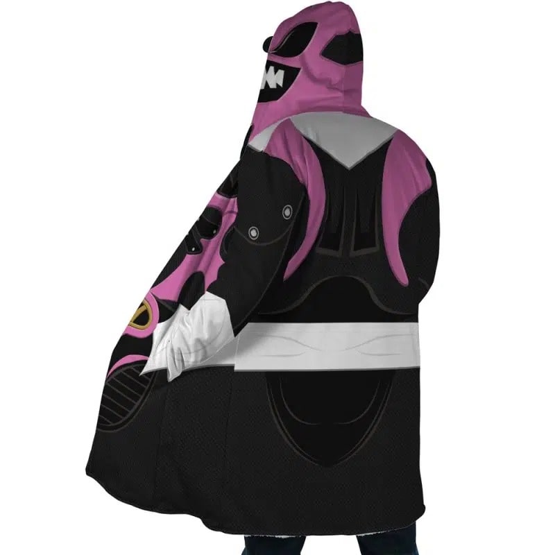 Pink Psycho Ranger Hooded Dream Cloak Coat