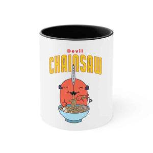 Chainsaw Devil Kawaii Accent Coffee Mug