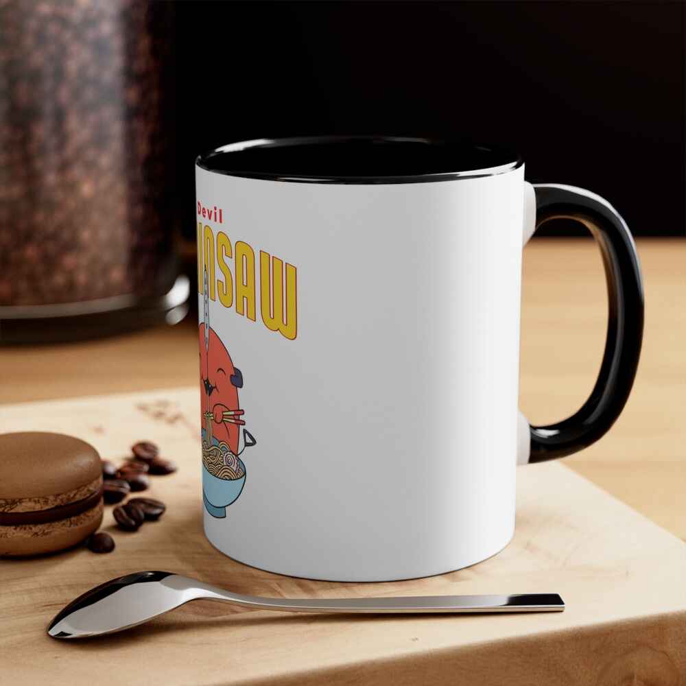 Chainsaw Devil Kawaii Accent Coffee Mug