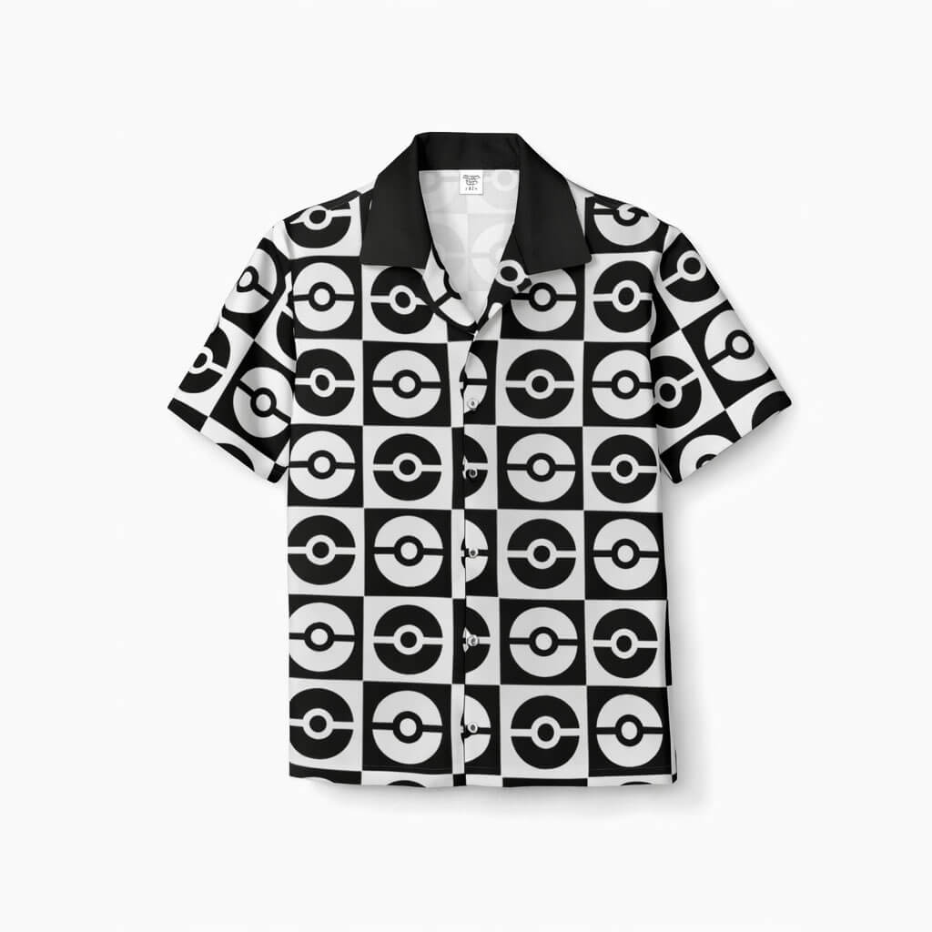 Pokeball Hawaiian Shirt