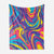 Psychedelic Abstract Art Blanket