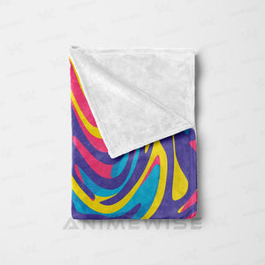 Psychedelic Abstract Art Blanket