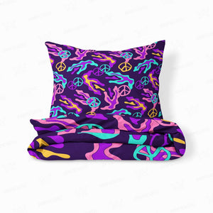 Psychedelic Abstract Art Comforter Bedding