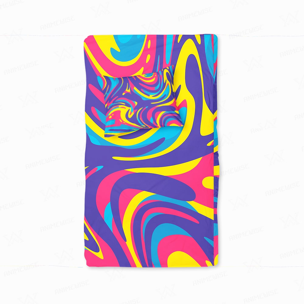 Psychedelic Flow Abstract Art Duvet Cover Bedding