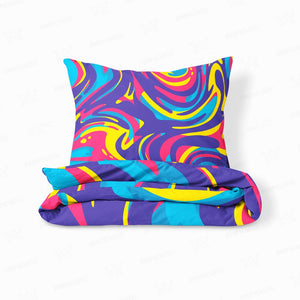 Psychedelic Flow Abstract Art Duvet Cover Bedding