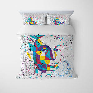 Psychedelic Lowface Art Comforter Bedding