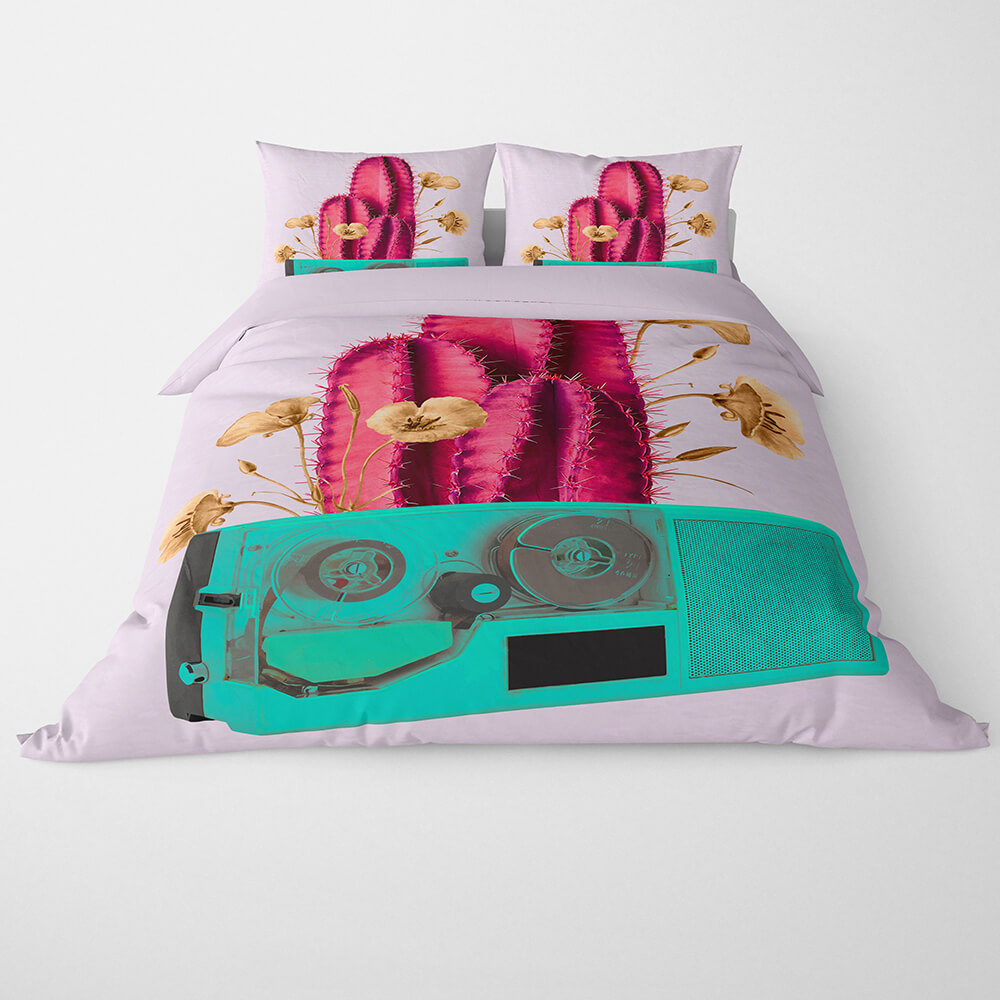 Radio Cactus Hip Duvet Cover Bedding