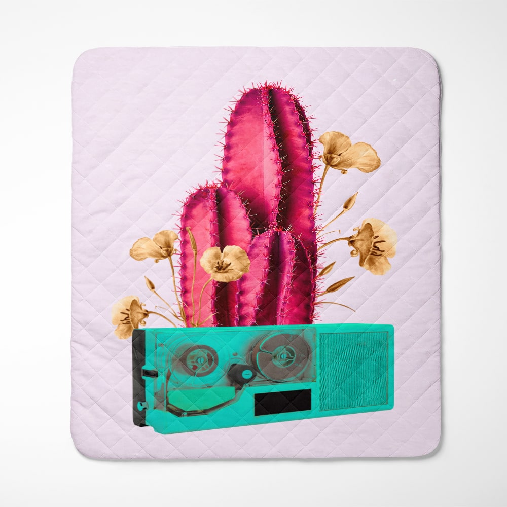 Radio Cactus Hip Quilt Bedding