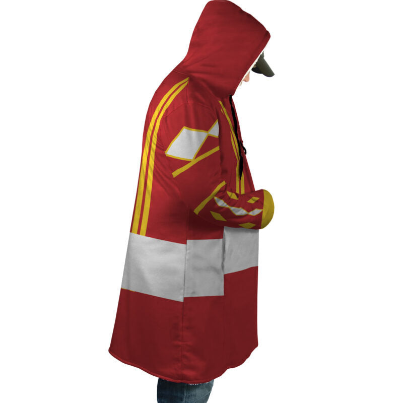 Red Ranger Dream Dream Hooded Cloak Coat