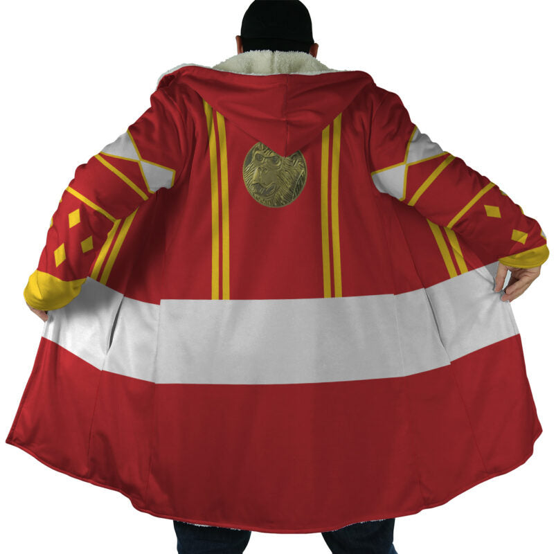 Red Ranger Dream Dream Hooded Cloak Coat