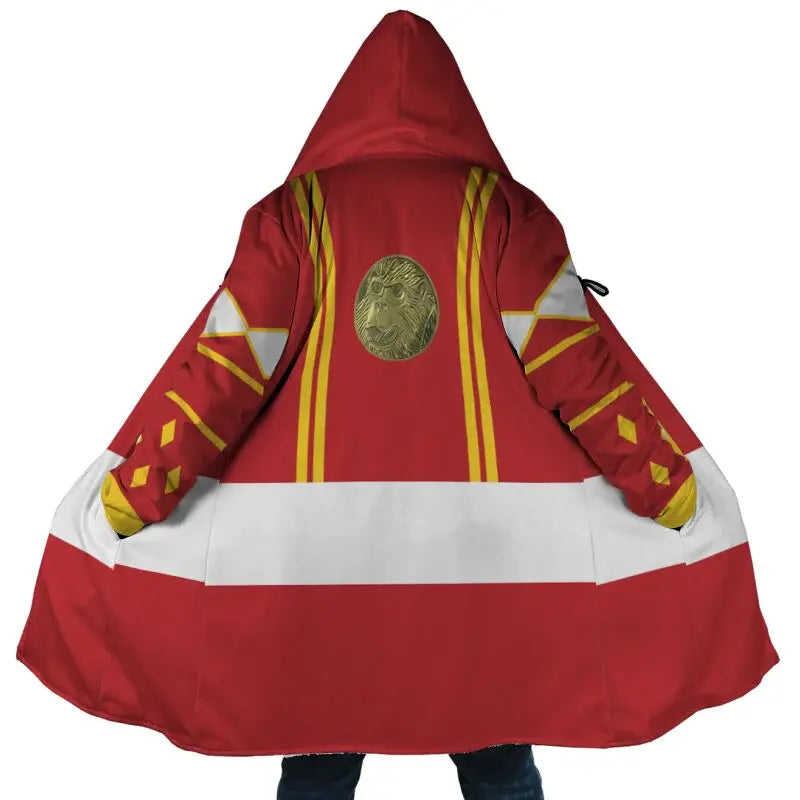 Red Ranger Dream Hooded Cloak Coat