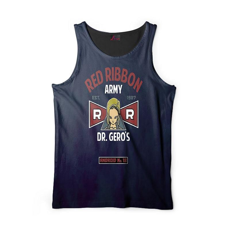 Red Robin Army Dark Brushed Dragon Ball Tank Top