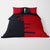 Red and Black Brush Stroke Duvet Cover Bedding