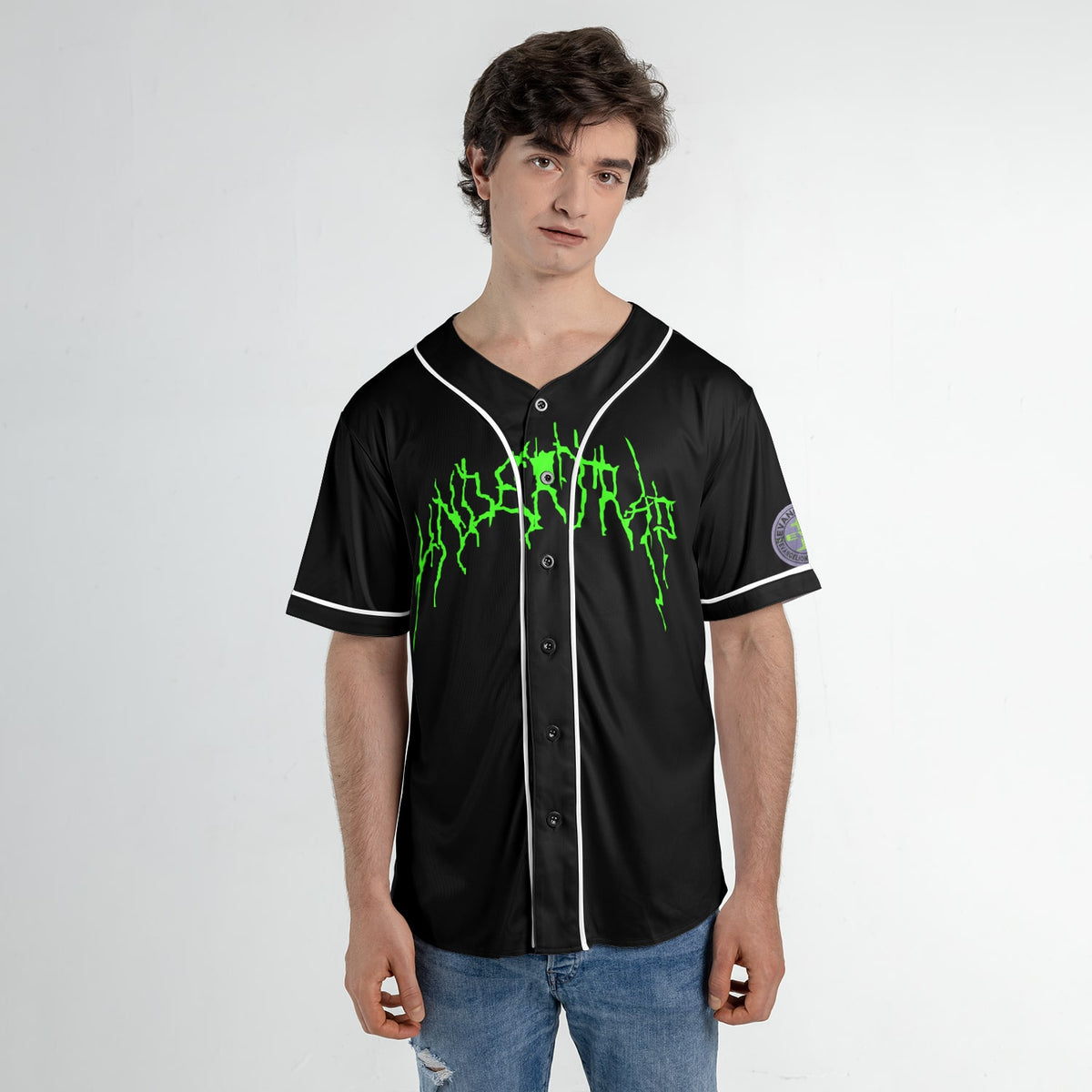 Rei Evengelion sketch Baseball Jersey