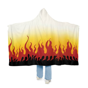 Demon Classic Flame Pillar Snuggle Blanket