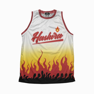 Flame Pillar Demon Slaying Corp Basketball Jersey