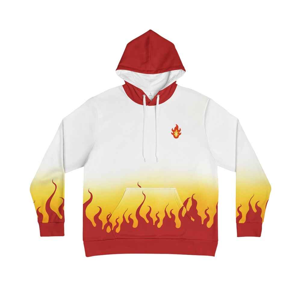 Flame Pillar - Flame Pattern Hoodie