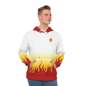 Flame Pillar - Flame Pattern Hoodie