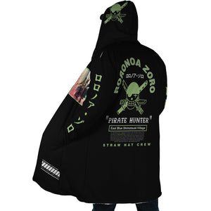 Zoro Profile Hooded Cloak Coat