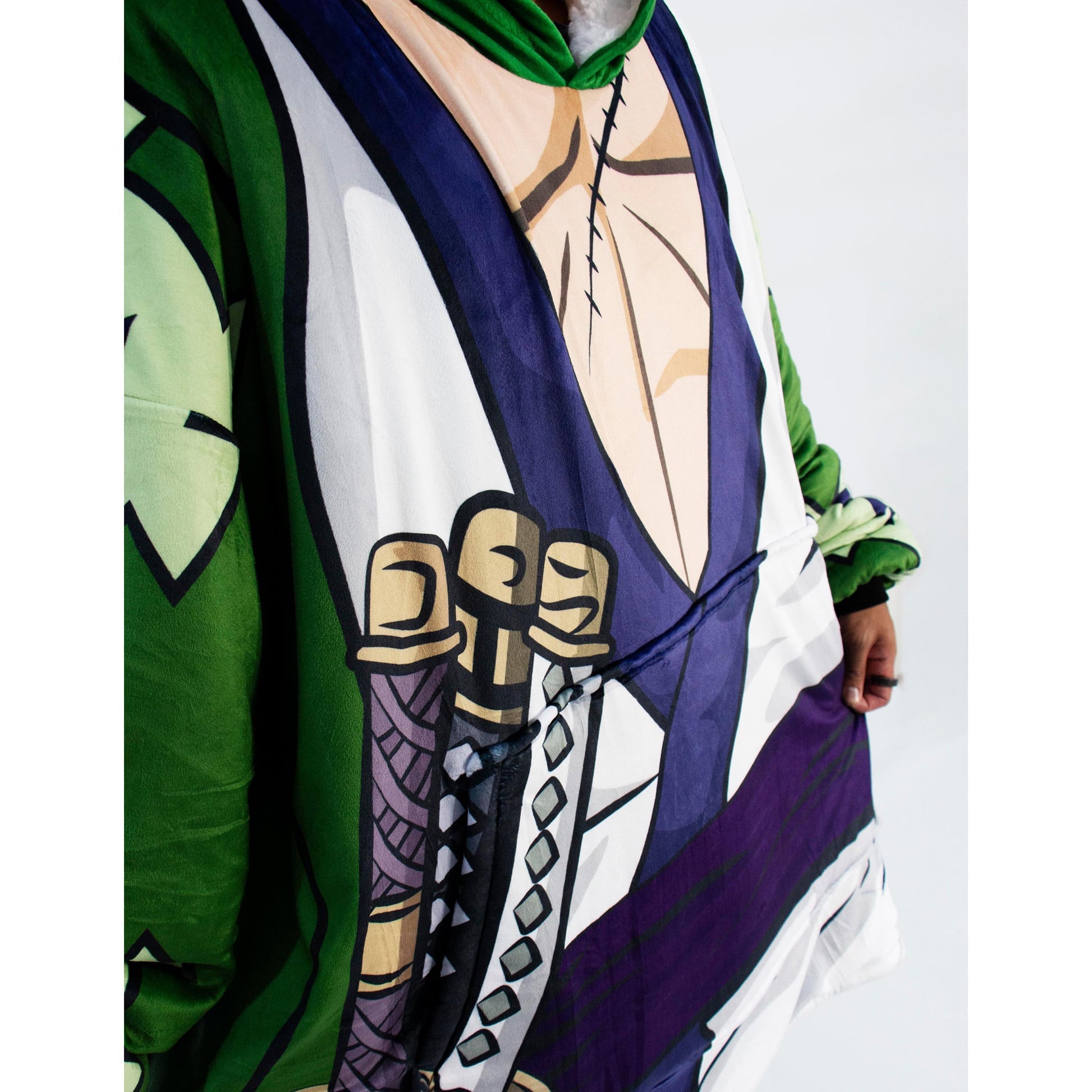 Zoro Wano Kuni OP Blanket Hoodie