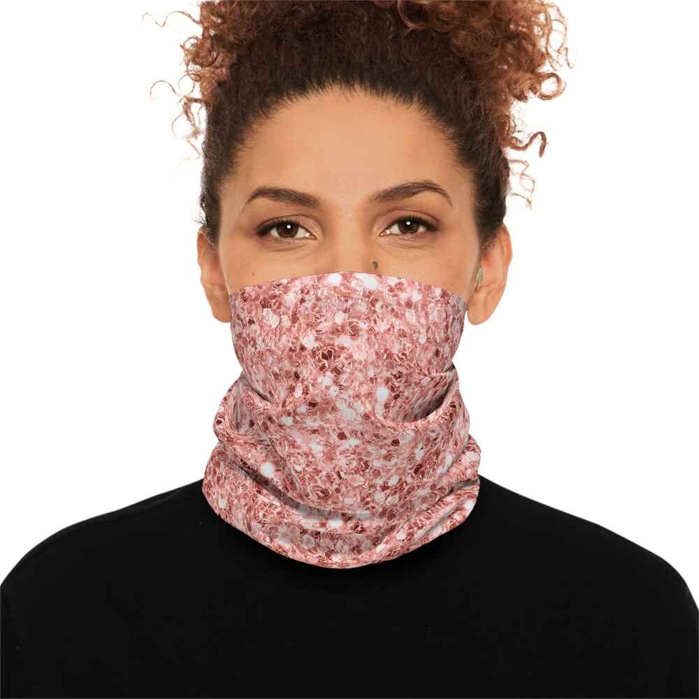 Rose Gold Premium Texture Neck Gaiter