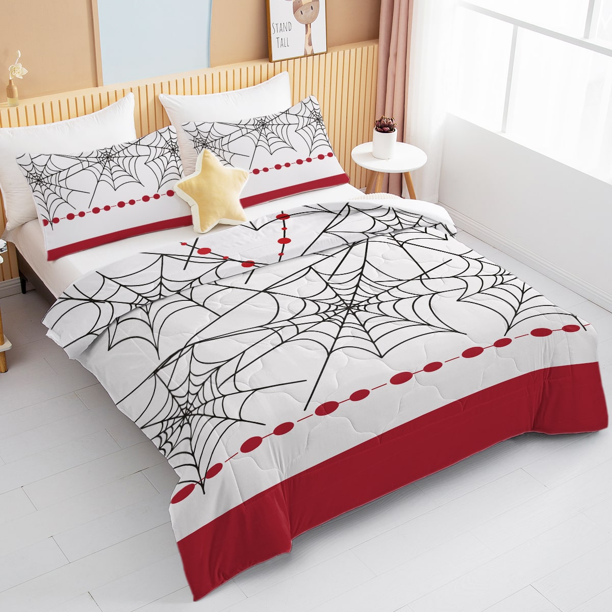 Rui Demon Web Comforter Set Bedding