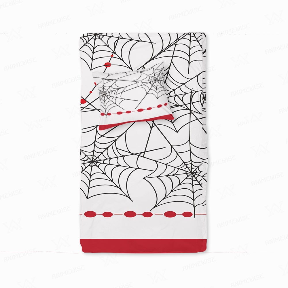 Spider Web Pattern Demon Corp Duvet Cover Bedding