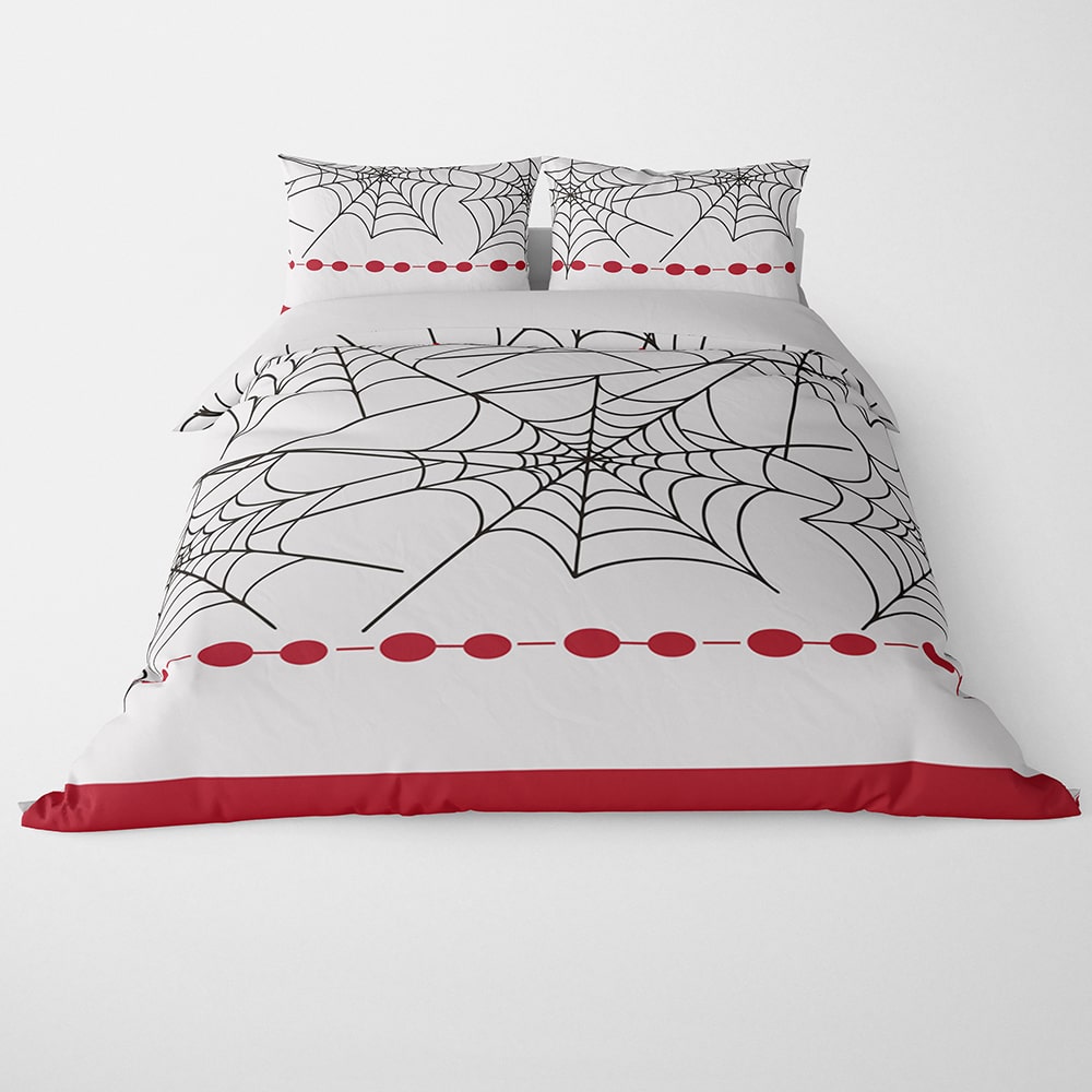 Spider Web Pattern Demon Corp Duvet Cover Bedding