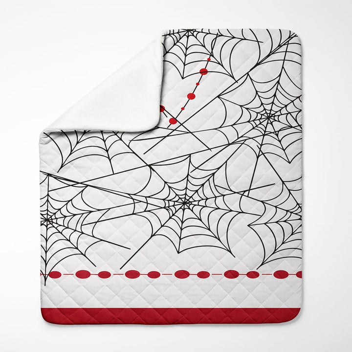 Demon Web Brushed Pattern Bedspread Quilt Set