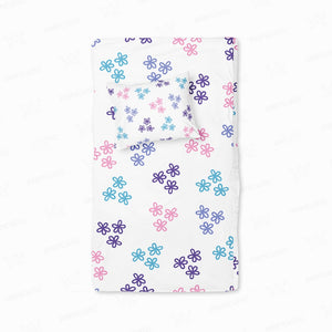 Sakura Lavender Floral Pattern Duvet Cover Bedding