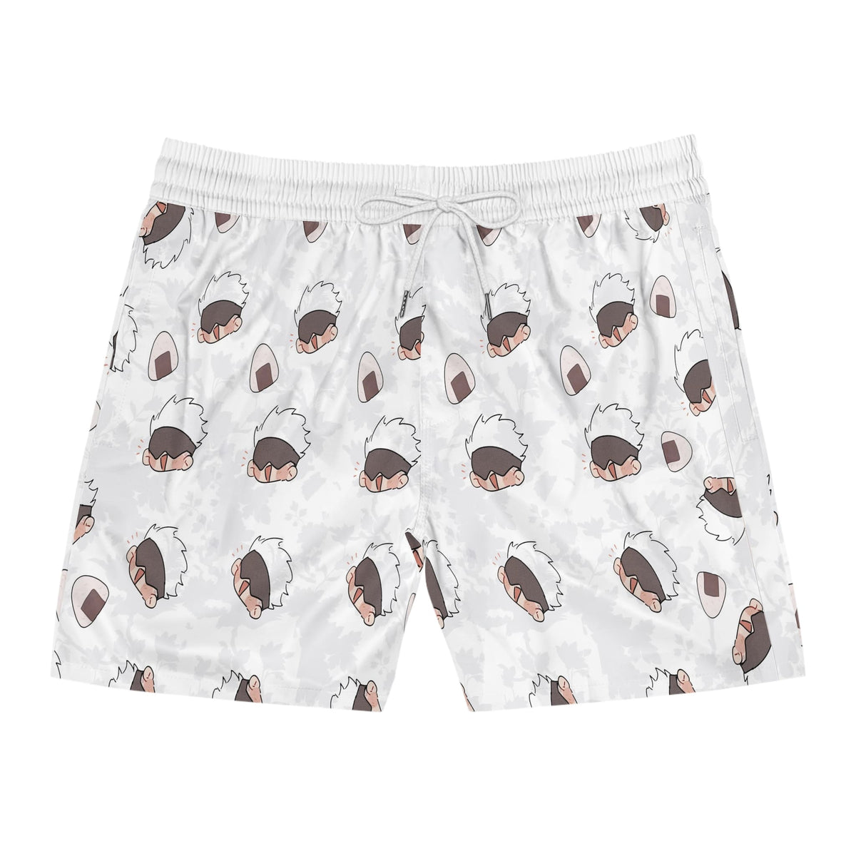 Gojo Chibi Faces All Over Brushed JJK Shorts